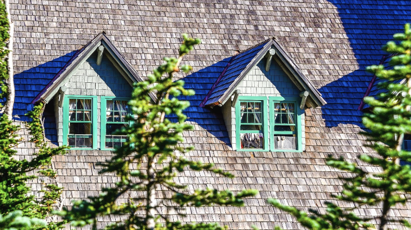 Cedar shake roofs