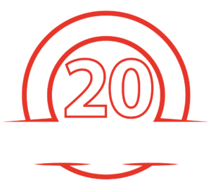 Augustine Roofing 20th Anniversary Ribbon